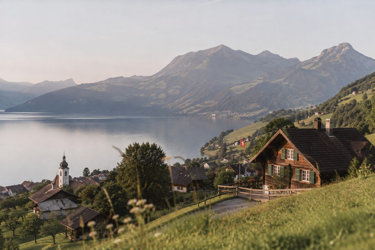 Quiet Swiss landscape